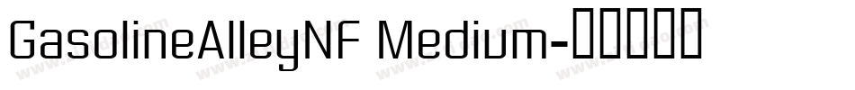 GasolineAlleyNF Medium字体转换